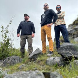 The band in The Burren, Ireland