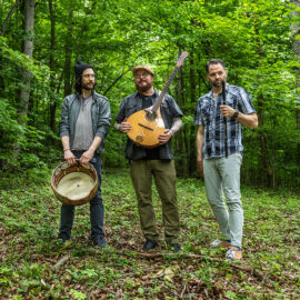 The band in the woods
