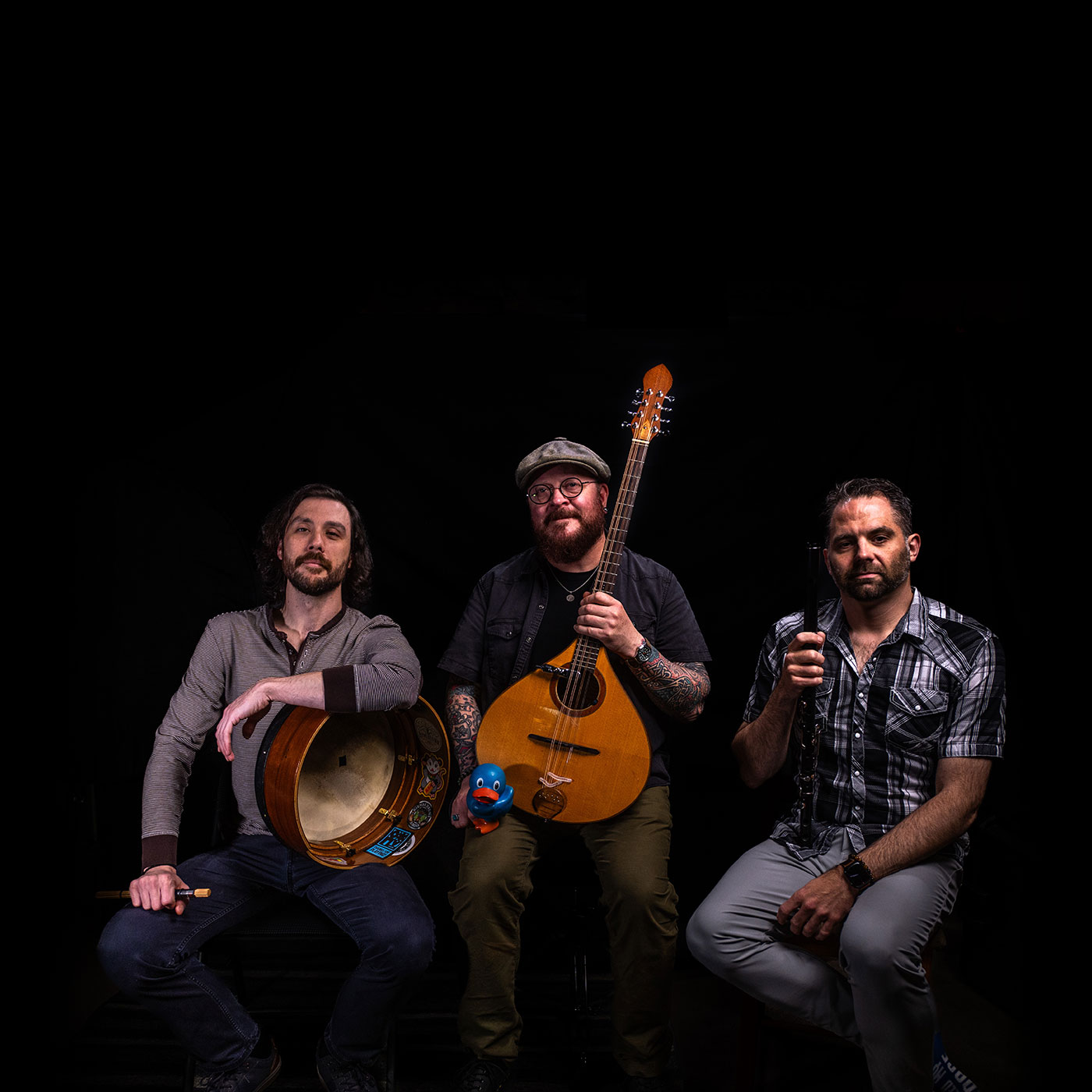 The Sternwheelers - band photo on black background